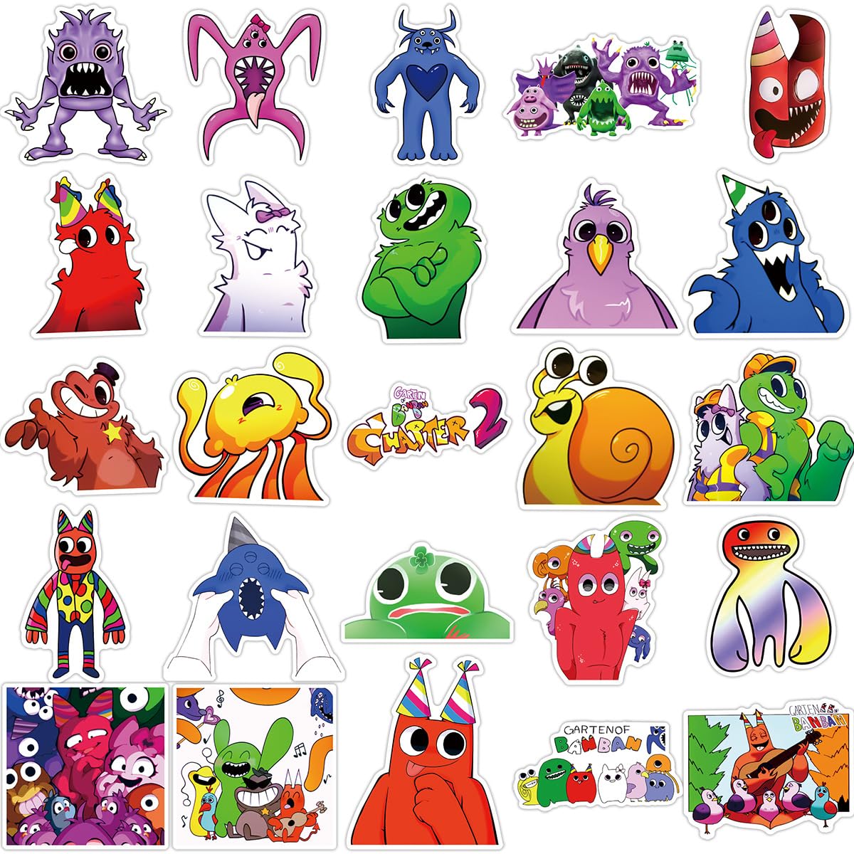 Amazon | ガーデンオブバンバン シール ステッカーセット 50枚セット